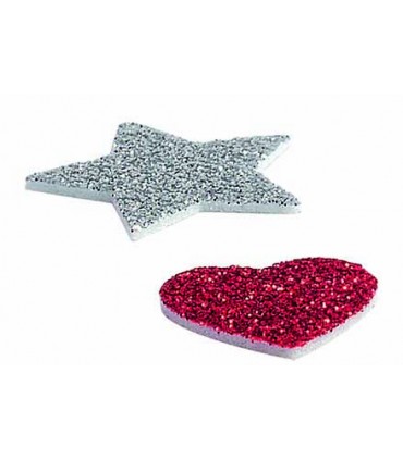 stickers adesivi lebez glitterati expo da 72 buste assortiti come da foto