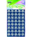 stelle adesive colore argento blister 80 pz