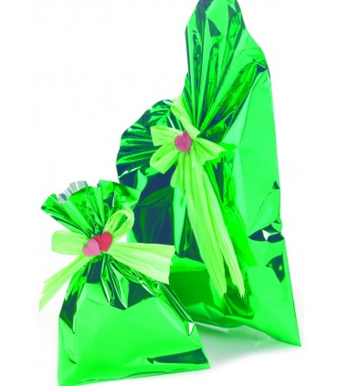 Buste Regalo Lucide in polipropilene misura 25 x 35 conf. 100 pz.  ass.