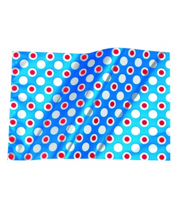 Buste Regalo in PPL mod. bubbles metallizzate mis.20x32 cm conf. da 100 pz assortito con 5 colori come da foto