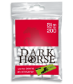 filtri dark horse slim 6mm in bustina con Cartina Corta Verde conf. 25 bustine da 200 filtri