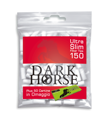 filtri dark horse uLTRA SLIM 5.3MM CON CARTINA SUPER FINE PLUS In bustina conf. 34 bustina da 150 filtri