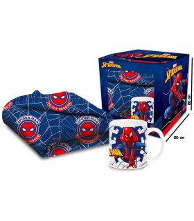 Gift Box Coperta Plaid + Tazza in ceramica jumbo Spider Man