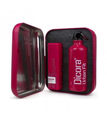 dicora cofanetto donna urban fit moscow for him con edt da 100ml + borraccia sport in alluminio da 500ml