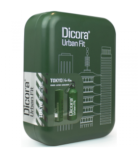 dicora cofanetto uomo urban fit tokio for him con edt da 100ml + borraccia sport in alluminio da 500ml