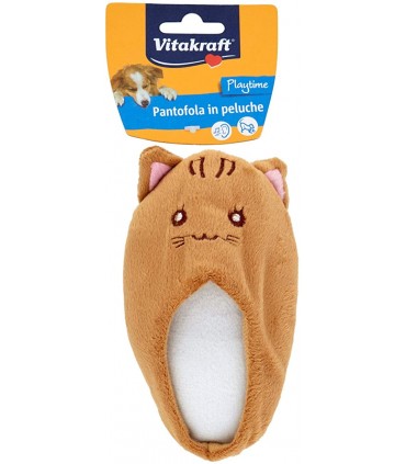 gioco vitakraft per cani Pantofola Peluche colori assortiti
