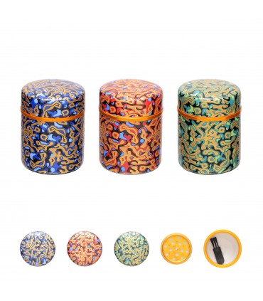 Grinder atomic taiko in ceramica 3 Parti Diam.45mm conf. 6 pz. assortitoc on 3 colori