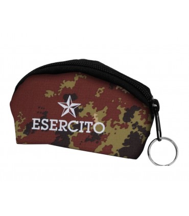 portachiavi e portamonete in poliestere esercito italiano
