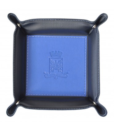 VUOTATASCHE IN SIMILPELLE FONDO BLU LOGOARALDICO ESERCITO ITALIANO