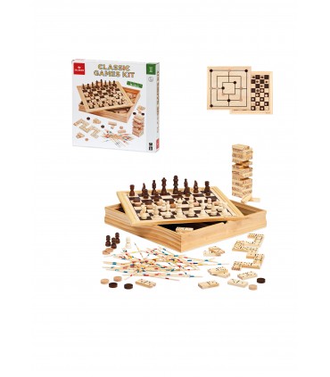 gioco da tavola classi kit game in legno dal negro