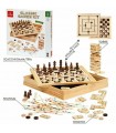 gioco da tavola classi kit game in legno dal negro