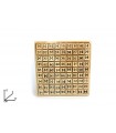 gioco in legno tabella moltiplicazione mis.17x17 cm