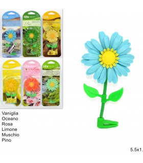 deodorante auto a forma di fiore fragranze assortite