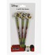 set 3 pz. matita con gomma mickey mouse