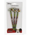 set 3 pz. matita con gomma mickey mouse