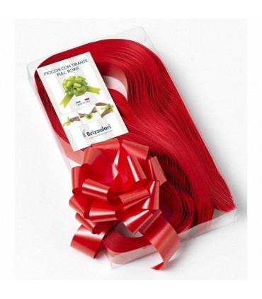 Fiocchi Strip H 3 cm conf. 30 pz. colore Rosso Lucido