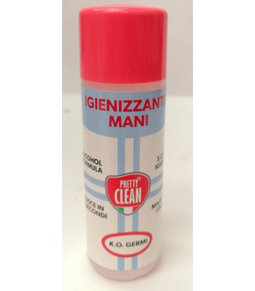 Igienizzante Gel Mani Pretty Clean con Aloe Vera da 120 ml cartone da 12 pz.