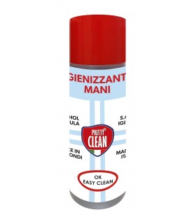 Igienizzante Gel Mani Pretty Clean con Aloe Vera da 120 ml cartone da 12 pz.