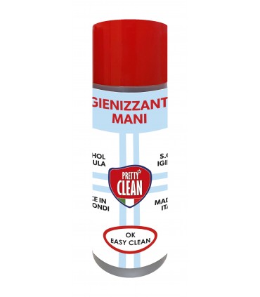 Igienizzante Gel Mani Pretty Clean con Aloe Vera da 120 ml cartone da 12 pz.