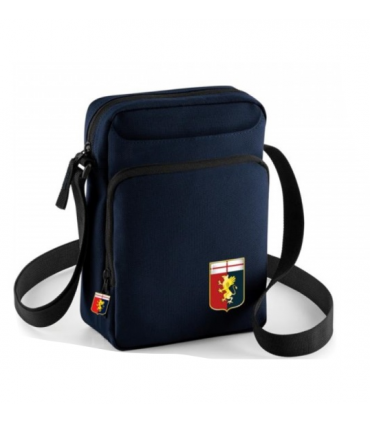 borsello tracolla F.C. Genoa Colore Blu mis.23x19 cm