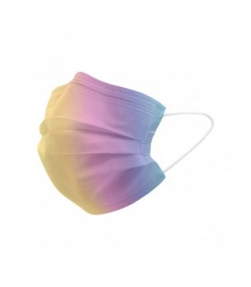 Mascherine Chirurgiche Protettive COLORE rainbow Tipo II Monouso conf. 50 pz. (imballate in blister da 10 pz.)