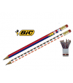 kit 50 matite con gommino marca bic f.c. Genoa assortite