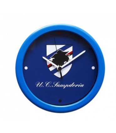 Orologio da parete Diam. 20 cm U.C. Sampdoria confezionata in scatola da regalo