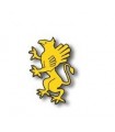 spilla in metallo grifone giallo f..c genoa confezionata in blister