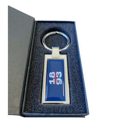 Portachiavi in Metallo Smaltato f.c. genoa confezionato in scatola da regalo