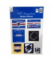 foglio a4 sticker adesivi ufficiali u.c. sampdoria