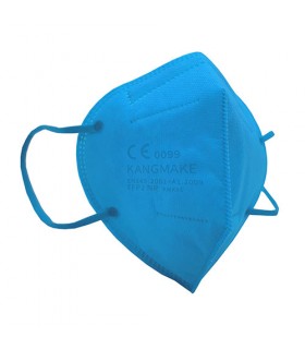 Mascherina Autofiltrante FFP2 CE 2841 colore azzurro conf. 10pz (blisterate singolarmente)