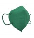 Mascherina Autofiltrante FFP2 CE 1463 colore verde  conf. 10 pz (blisterate singolarmente)