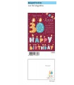 Biglietto Marpimar COMPLEANNO 30 ANNI CON FOIL CONF. 6 PZ. MONOSOGETTO