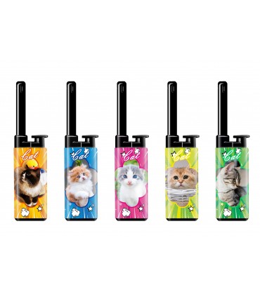 Accendigas atomic Mini BBQ CATS conf. 25 pz. assortiti con 5 fantasie