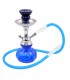 Narghilè ATOMIC Hookah PUMPKIN in Vetro 1 TubO H.25 cm colore BLU