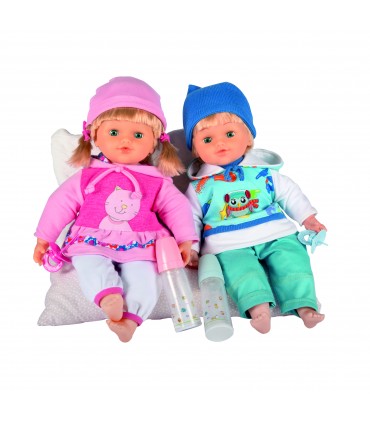 BIMBOBELLO PIANGENTE H.48 CM. PIANGE E PAPPA con biberon magico DISPONIBILE MASCIO E FEMMINA