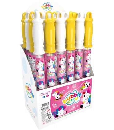 Bacchetta Magica Bolle di Sapone 65ml Unicorni cm.36
