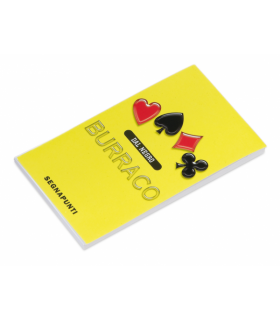 BLOCCHETTO SEGNAPUNTI BURRACO DAL NEGRO