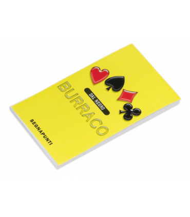 BLOCCHETTO SEGNAPUNTI BURRACO DAL NEGRO