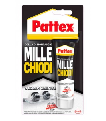 pattex millechiodi trasparente 40g