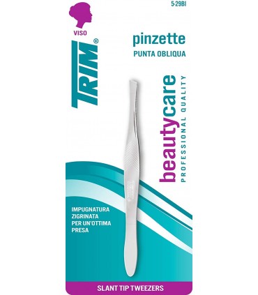 Pinzette Trim Punta Obliqua