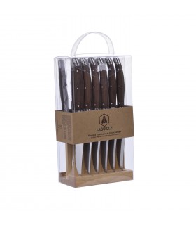 Servizio Posate Laguiole da 12 pz. confezionate in elegante scatola di Legno