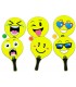 Racchettoni Emoticon in Legno SPESSORE 7MM con pallina