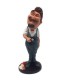 Caricature Mestieri IN RESINA  "Il Parrucchiere Barbiere". 15 cm