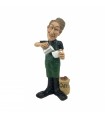 Caricatura Mestieri IN RESINA "IL BARISTA" H.16 cm