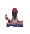 Caricatura Hippie IN RESINA "Peace Man" H.20 cm