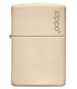 Zippo Flat SAND CON LOGO