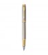 Penna PARKER STILOGRAFICA MOD.IM PREMIUM WARM GREY IN ACCIAIO CONFEZIONATA IN ELEGANTE ASTUCCIO