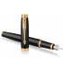 Penna PARKER STILOGRAFICA MOD.IM BLACK GT IN ACCIAIO con finiture dorate CONFEZIONATA IN ELEGANTE ASTUCCIO