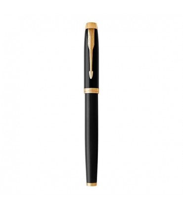 Penna PARKER STILOGRAFICA MOD.IM BLACK GT IN ACCIAIO con finiture dorate CONFEZIONATA IN ELEGANTE ASTUCCIO